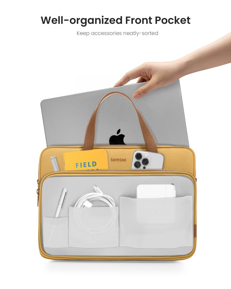 Túi đeo chéo Tomtoc Premium Theher Shoulder bag Macboook,Laptop 13”/14