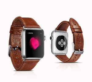 Dây da thật cao cấp Icarer cho Apple Watch