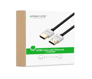 Cáp HDMI 2m siêu mỏng hỗ trợ 4K, 3D Ugreen 30478