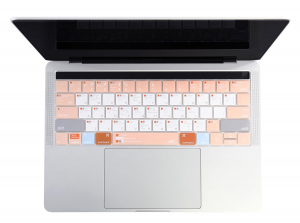 Phủ phím JRC Shortcut cho Macbook chính hãng tông màu cam