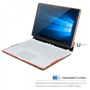 Bao da thật hàng hiệu ICarer cho SurfaceBook 1 & 2 13.5