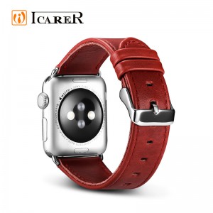 Dây da thật cao cấp Icarer cho Apple Watch