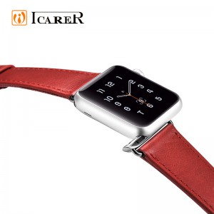 Dây da thật cao cấp Icarer cho Apple Watch