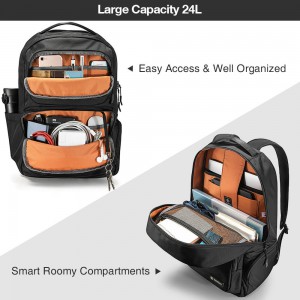 Balo TOMTOC Travel Backpack Ultrabook 15.6inch/24L - A78