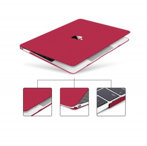 Case ,Ốp Macbook Màu Đỏ booc đô Đủ Dòng (Tặng Kèm Nút Chống Bụi )