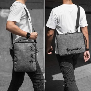 Túi đeo chéo Tomtoc (USA) Urban Shoulder bags for Ultrabook 15.6 inch gray - H14