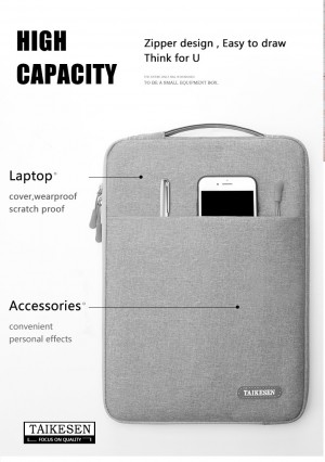 Túi chống sốc tay cầm TAIKESEN cho Macbook/Laptop - T82