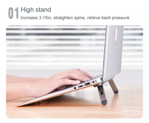 Đế tản nhiệt CNC Siêu mỏng Cho Macbook - Laptop