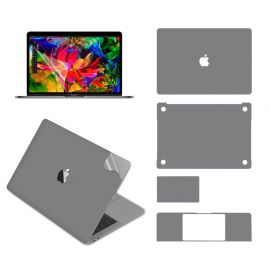 Bộ dán JCPAL 5 in 1 Space Grey cho Macbook