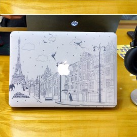 Case ,Ốp Macbook In Hình Paris ( Tặng Nút Chống Bụi )