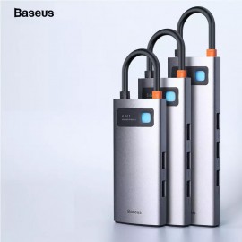 Hub chuyển Baseus chính hãng USB Type-C Ra USB 3.0, HDMI 4K, Lan - 5in1 , 6in1 và 8in1