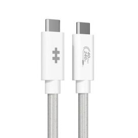 Cáp USB4 HyperDrive 1.2m Braided Performance USB-C TO USB-C CHARGING CABLE